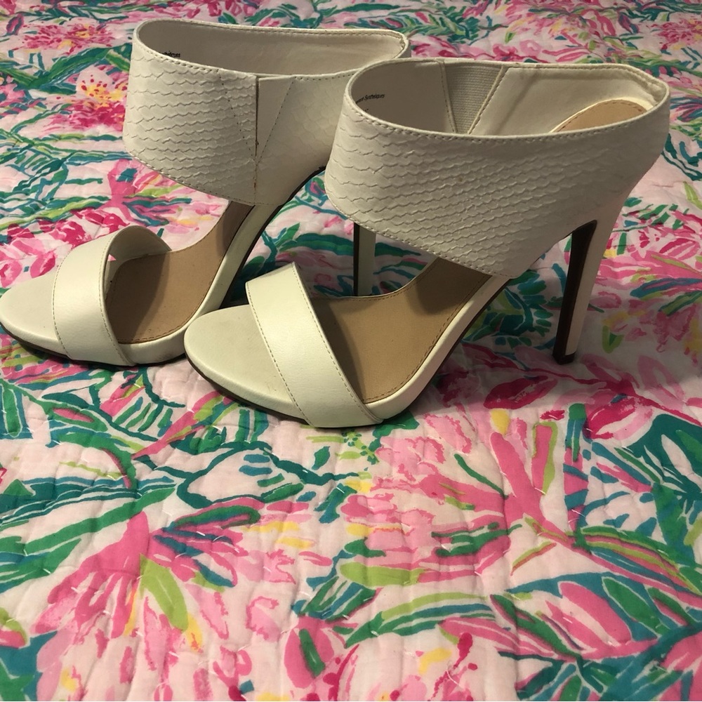 Mission Snakeskin Heels